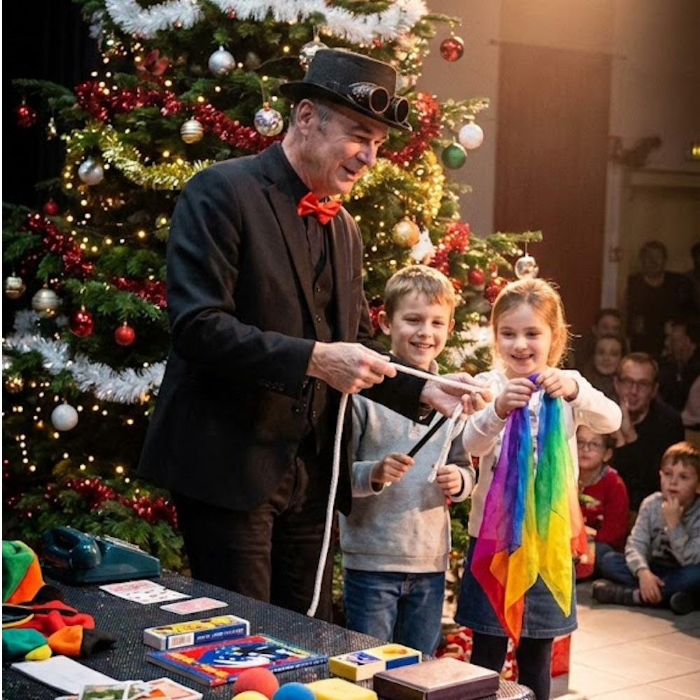Spectacle de magie Arbre de Noël